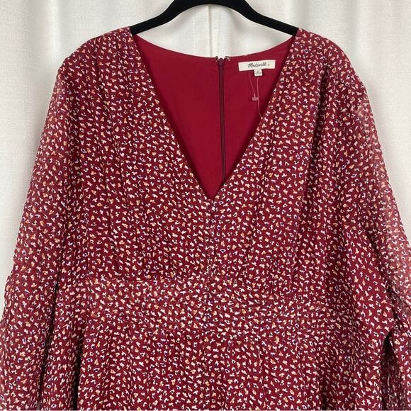 Madewell Starviolet Mini Dress Ditsy Floral Sz.24W NWT - Picture 6 of 16